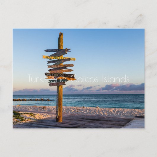 タークス・カイコス諸島 ポストカード (正面)