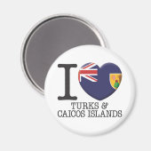 タークス・カイコス諸島 マグネット (正面/裏面)