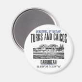 タークス・カイコス諸島 マグネット (正面/裏面)