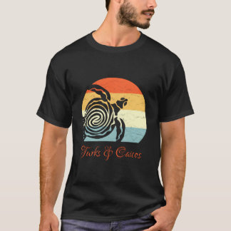 タークス・カイコス・カリブ海のウミガメ休暇 Tシャツ