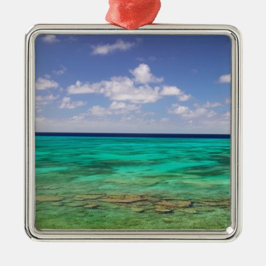 タークス・カイコス、グランドターク島、コックバーン3 メタルオーナメント (正面)