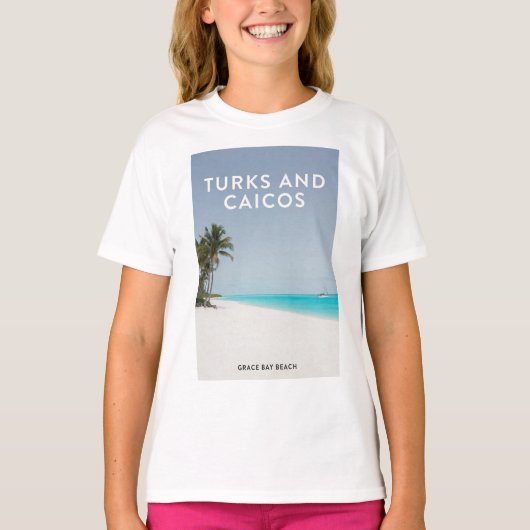 タークス・カイコス グレースベイの夢 Tシャツ (正面)