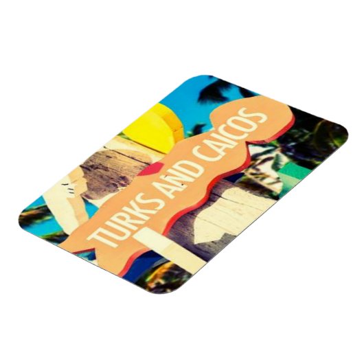 タークス&カイコス マグネット (左側)