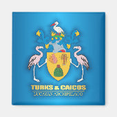 タークス&カイコスCOA マグネット (正面)