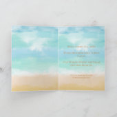 タークス ヴァケーション バチェロレッテ ウェディング 招待状 (内部)