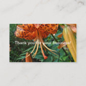 タークズキャップリリー野花 名刺 (裏面)