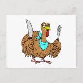 タークユーモアのある ポストカード (正面)