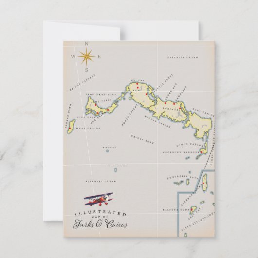 ターク図解入りの、写真付きのスとカイコスの地図 (正面)