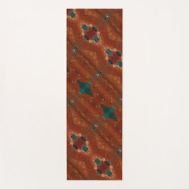 ターク&コーラルイカット ヨガマット