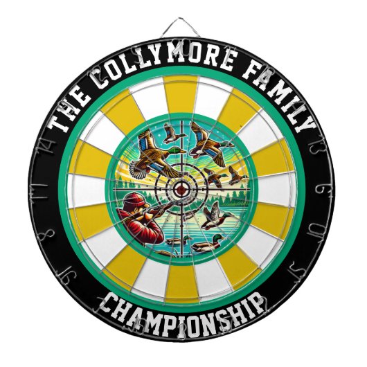 ターゲはっきりしたット飛んでいるアヒル ダーツボード (正面)