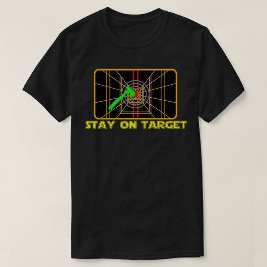 ターゲットに留まる Tシャツ (デザイン正面)