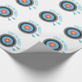 ターゲットの滞在 ラッピングペーパー (角)