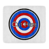 ターゲットをカット カッティングボード (正面)