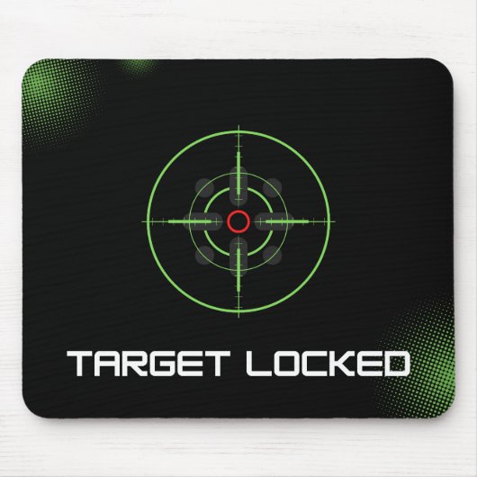 ターゲットをロックしました マウスパッド (正面)