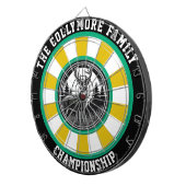 ターゲットオーバーレイ付き森林鹿 ダーツボード (正面右)