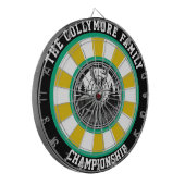 ターゲットオーバーレイ付き森林鹿 ダーツボード (正面左)