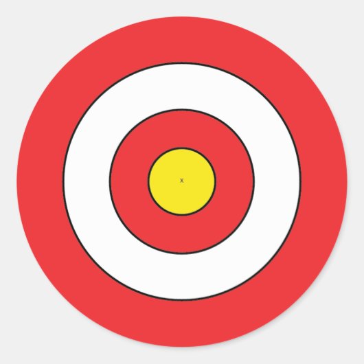 ターゲットステッカー ラウンドシール (正面)