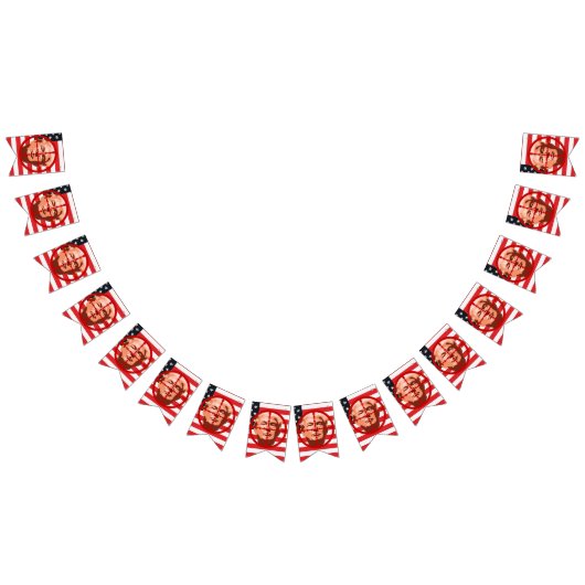 ターゲットトランプ弾劾パーティー バンティングフラッグ (全)