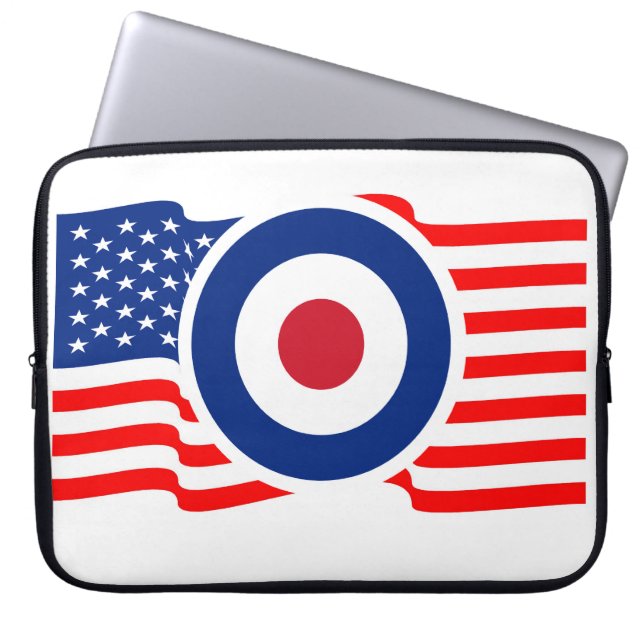 ターゲットモダンMODS USAターゲットスクーター ラップトップスリーブ (正面)