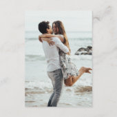 ターゲットワールド結婚マップの詳細の写真カード エンクロージャーカード (裏面)