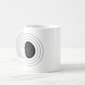 ターゲット中心点 コーヒーマグカップ (正面左)