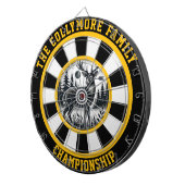 ターゲット付きフォレスト鹿デザイン ダーツボード (正面右)