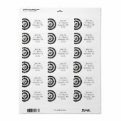 ターゲット実践 ラベル (フルシート)