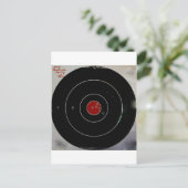 ターゲット練習おもしろいフレーズ1 ポストカード (スタンド正面)