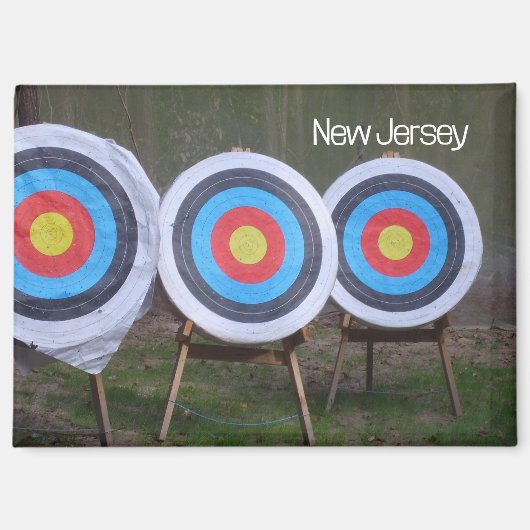 ターゲット練習用長方形 マグネット (正面)