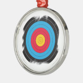 ターゲット顔 メタルオーナメント (左)