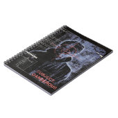 ターゲット – テクノ – ブルタリストストリートウェアデザイン ノートブック (左側)