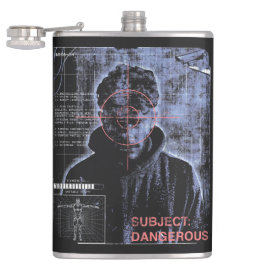 ターゲット – テクノ – ブルタリストストリートウェアデザイン フラスク