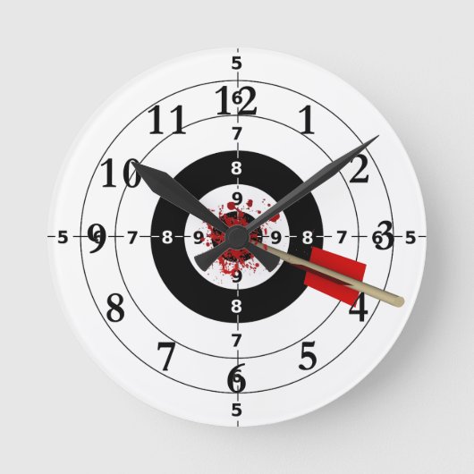 ターゲット ラウンド壁時計 (正面)