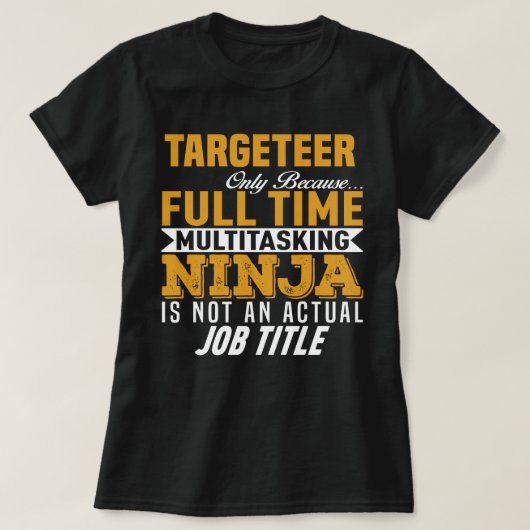 ターゲット Tシャツ (デザイン正面)