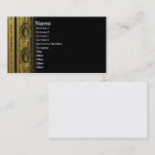 ターゲットAbstrct 3Dのフラクタル 名刺 (正面/裏面)