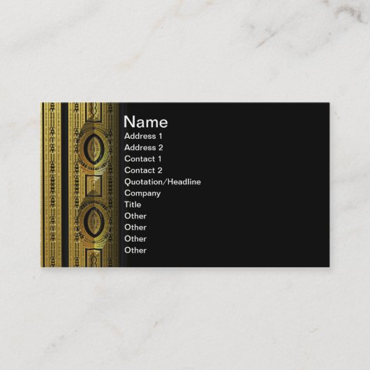 ターゲットAbstrct 3Dのフラクタル 名刺 (正面)