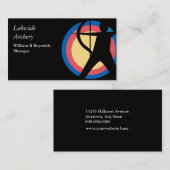 ターゲッモダント・アーチェリー 名刺 (正面/裏面)