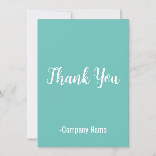 ターコイズありがとう シーズンカード (正面)