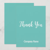 ターコイズありがとう シーズンカード (正面/裏面)