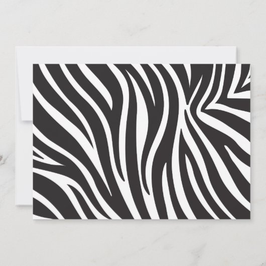 ターコイズいけなまたはナイスランジェリーブライダルシャワー 招待状 (裏面)