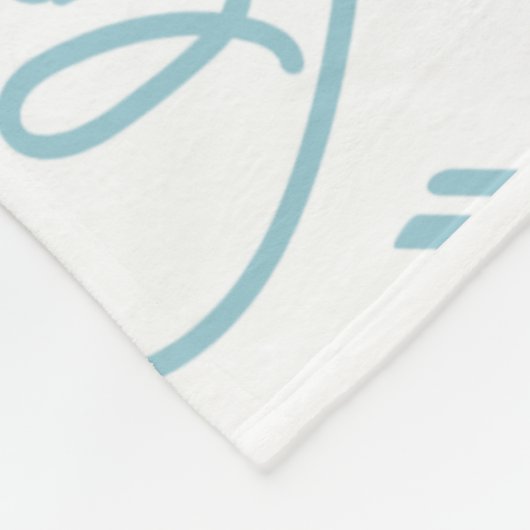 ターコイズおもしろいと愛モダンとハート フリースブランケット (角)