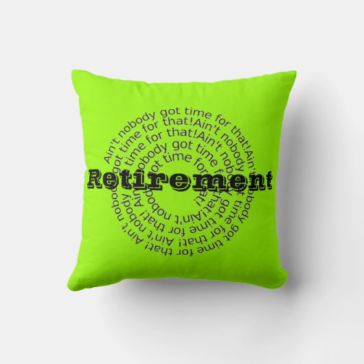 ターコイズおもしろい及びグリーン型老齢枕 クッション (裏面)