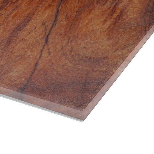 ターコイズおよび木目イメージガラス切断BD 15インチx11インチ カッティングボード (角)