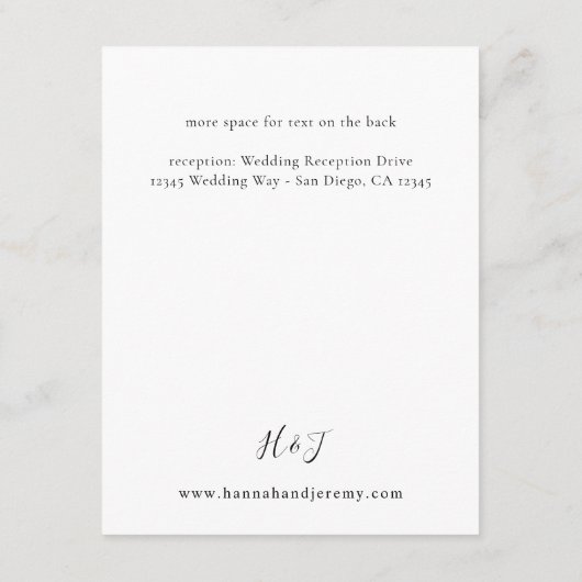 ターコイズおよび赤面ピンクフローラエンクロージャカード3-V2 エンクロージャーカード (裏面)