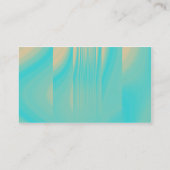ターコイズとオ淡い色のレンジ 名刺 (裏面)