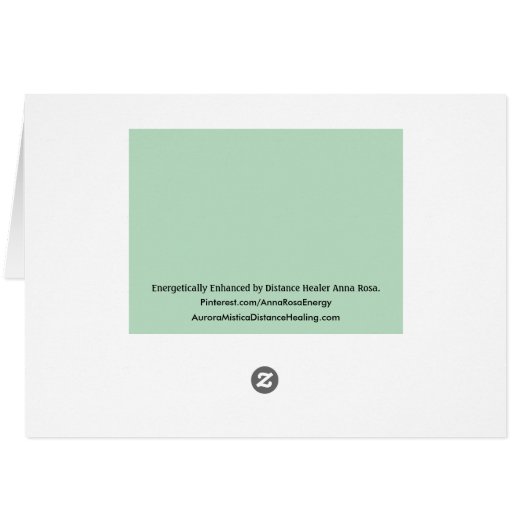 *~*ターコイズとグリーンのヒーリングエネルギー送信ライト (裏面横)