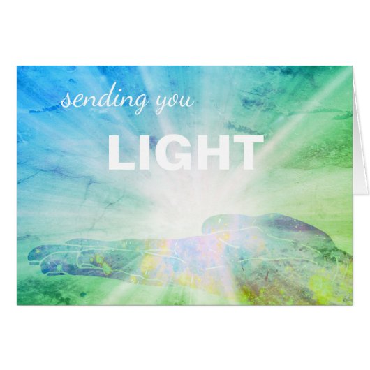 *~*ターコイズとグリーンのヒーリングエネルギー送信ライト (正面横)