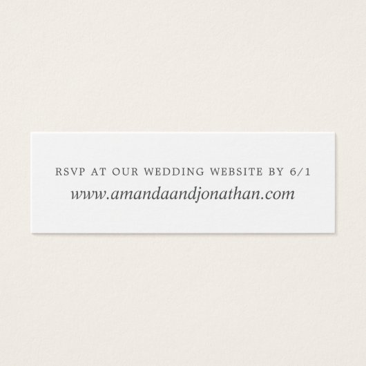 ターコイズとコーラルウォーター色フローラウェディングRSVP (正面)