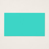 ターコイズとティール(緑がかった色)空白の名刺 (正面)