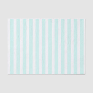 ターコイズとホワイトボストライプのホ 薄葉紙